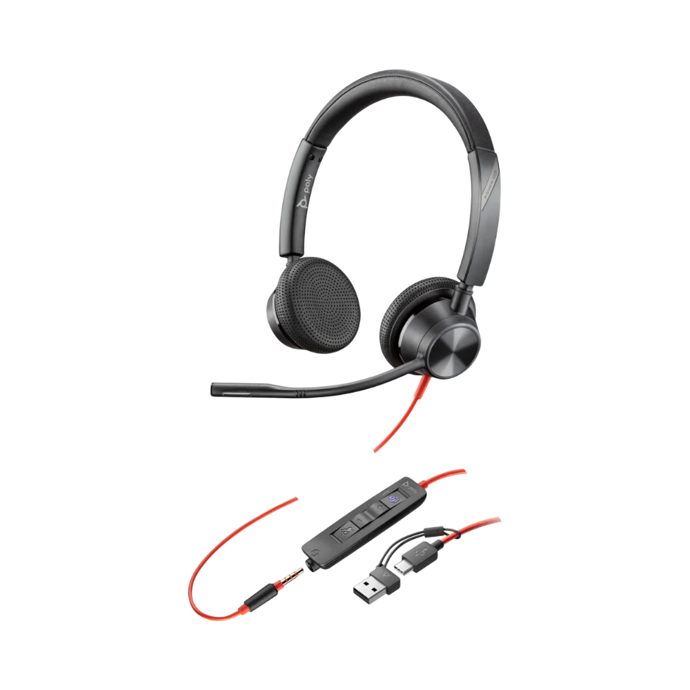 Poly Blackwire 3325 Stereo USB-C Headset (Microsoft Teams Certified) — Being Shipped