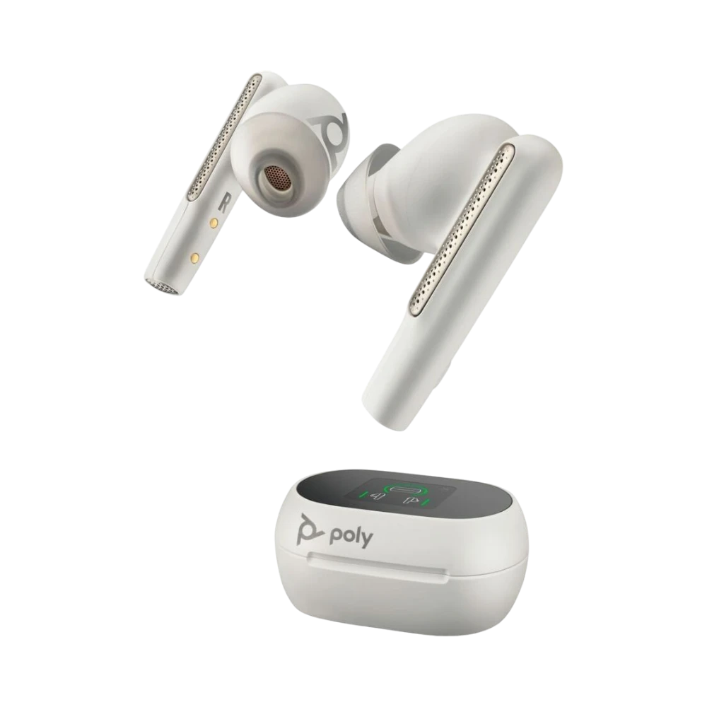 Poly Voyager Free 60+ UC White Sand Earbuds — Being Shipped