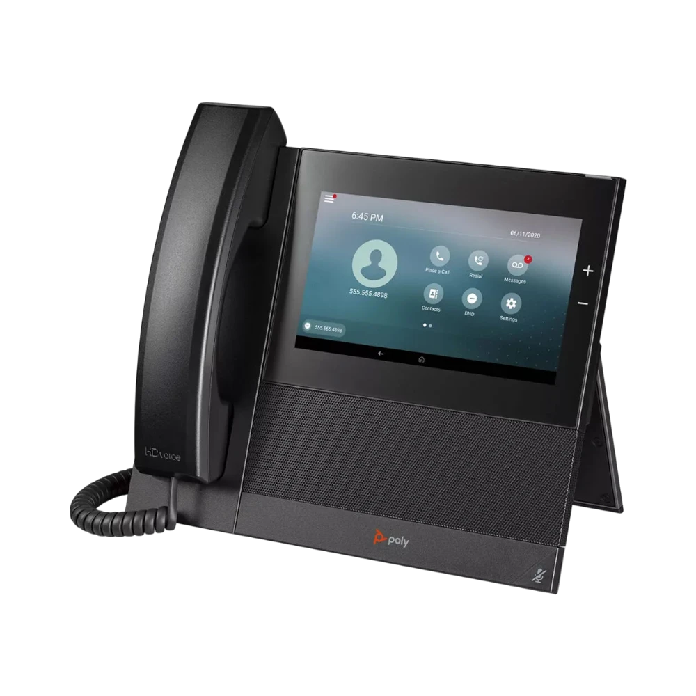 Poly CCX 600 Business Media Desk Phone with Power Supply (Open SIP) — Being Shipped