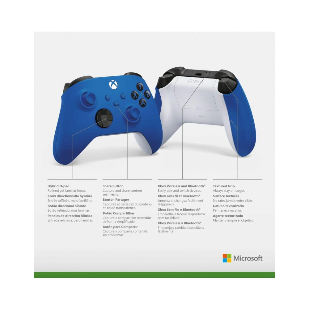 Microsoft Xbox Wireless Controller (Shock Blue) — Being Shipped