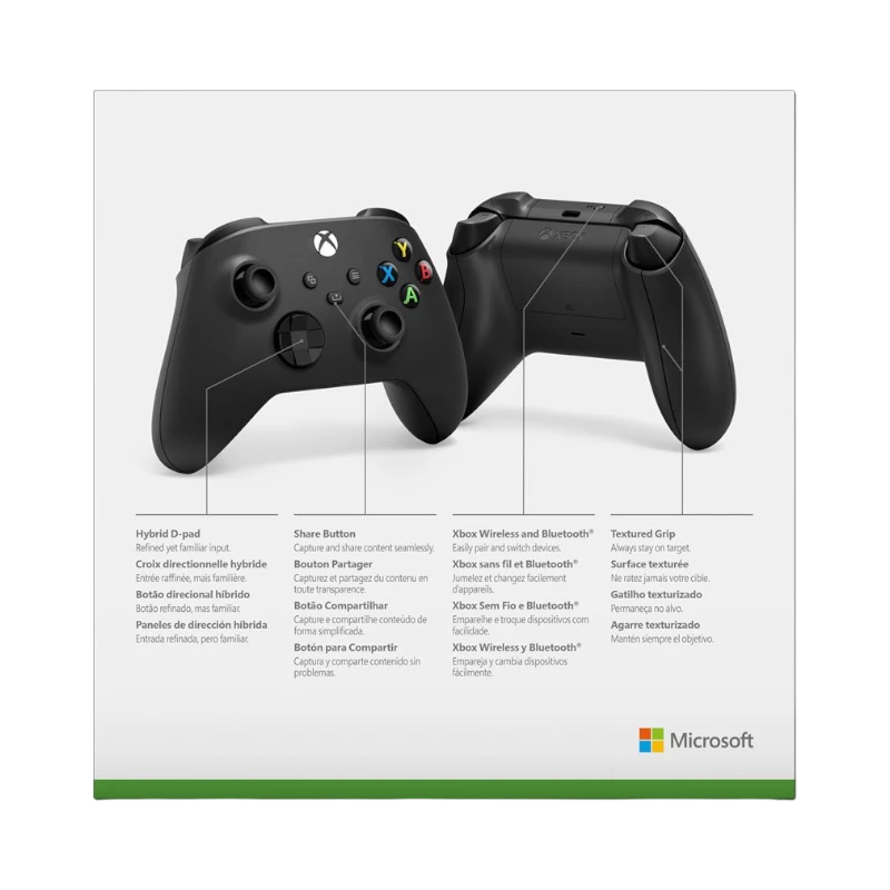 Microsoft Xbox Wireless Controller (Carbon Black) — Being Shipped