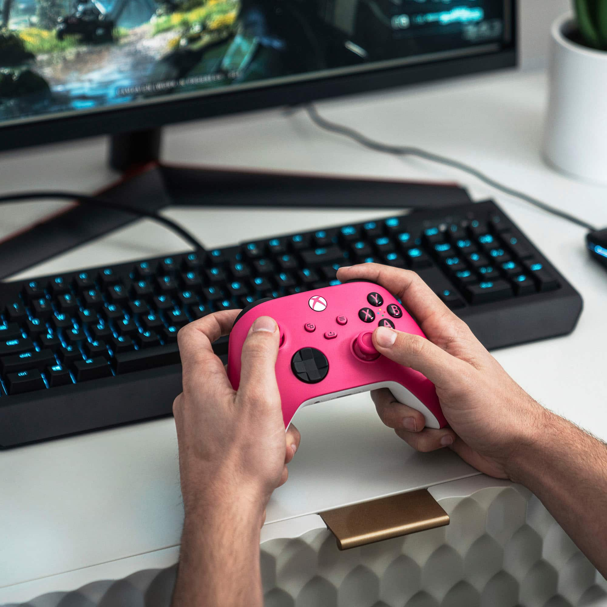 Microsoft Xbox Series X/S Wireless Controller (Deep Pink) — Being Shipped