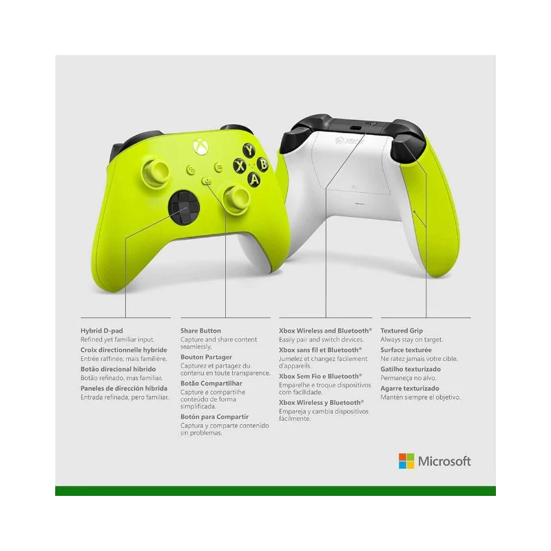 Microsoft Xbox Electric Volt Series X|S Wireless Controller (Electric Volt) — Being Shipped