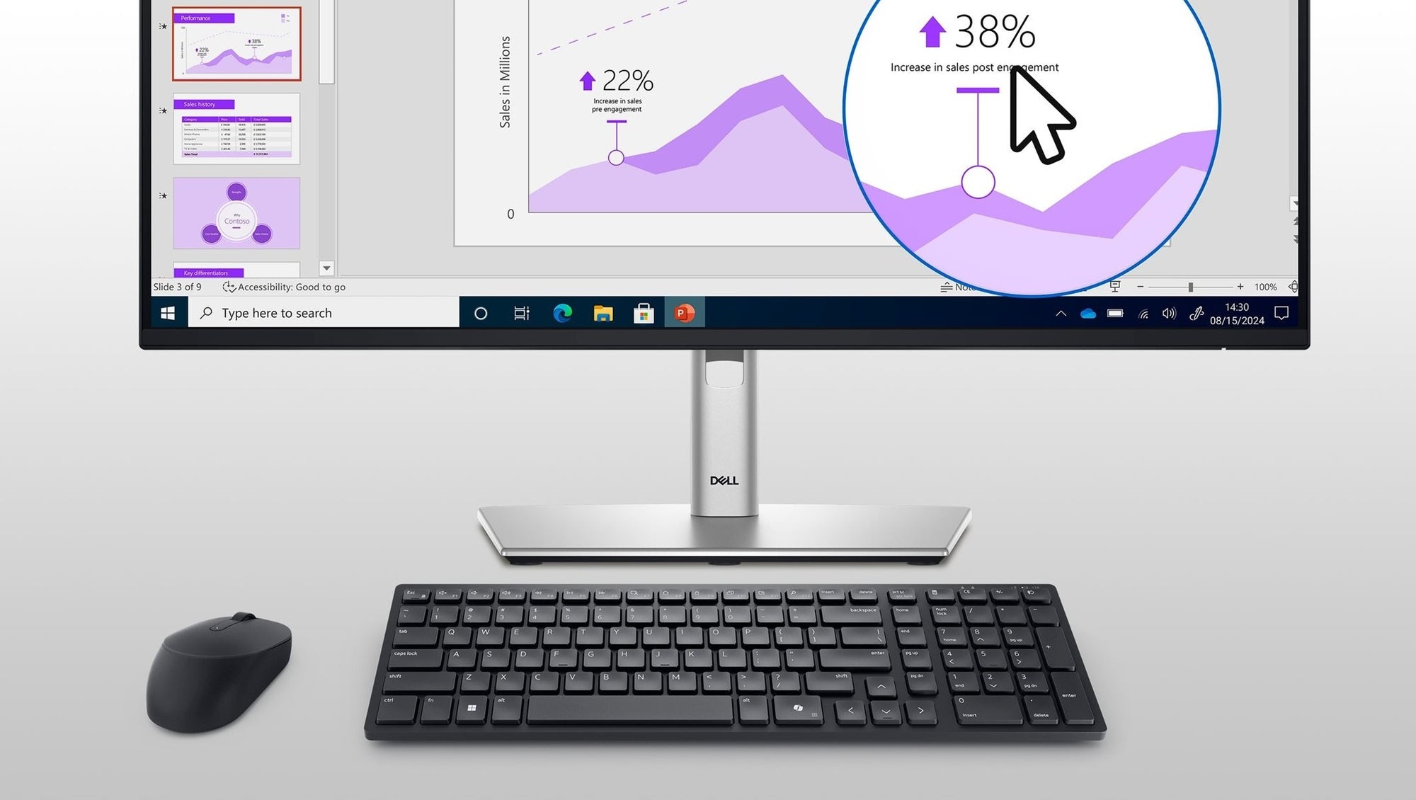 Dell MS355 2.4 GHz Bluetooth Silent Mouse — Being Shipped