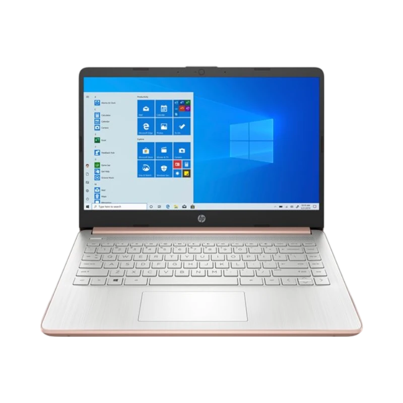 HP 14 Series 14" Touchscreen Laptop, Intel Celeron N4020, 4GB RAM, 64 GB eMMC (Pale Rose Gold)