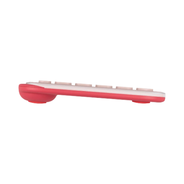 Logitech POP ICON KEYS Wireless Keyboard (Rose & Off-White) — Being Shipped