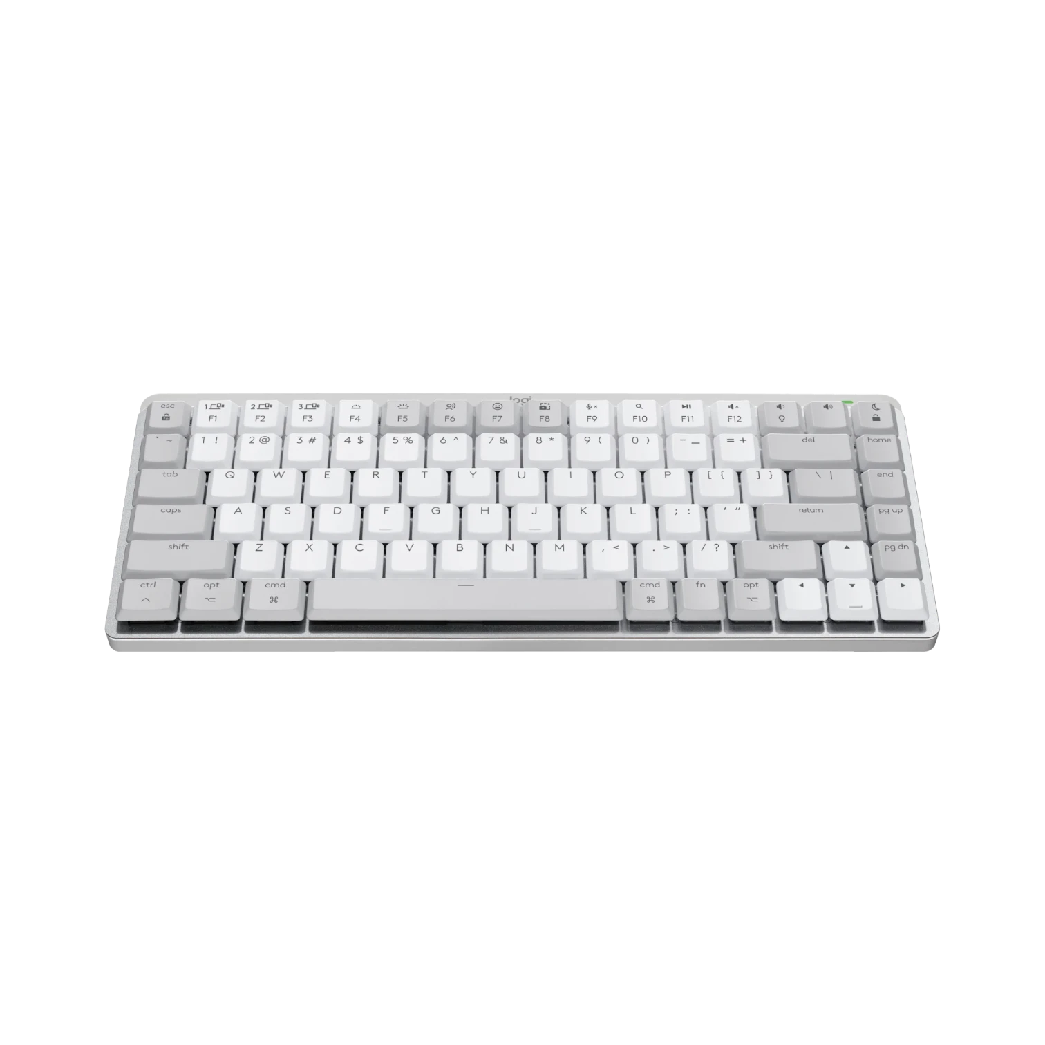 Logitech MX Mechanical Mini for Mac Wireless Keyboard (Pale Gray, Tactile Quiet)