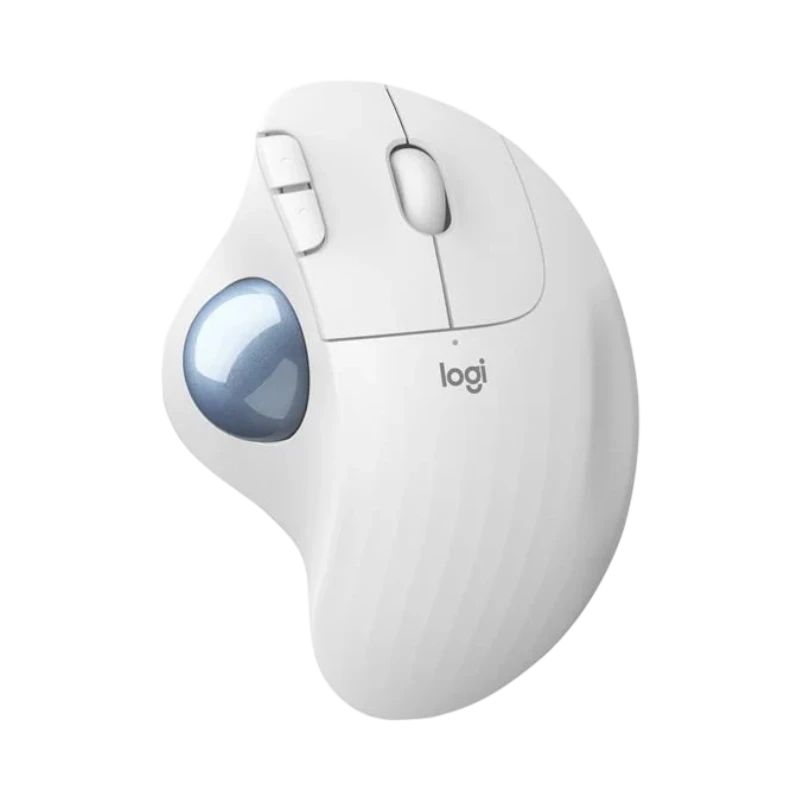 Logitech Ergo M575 Wireless Trackball Mouse for Business (White)