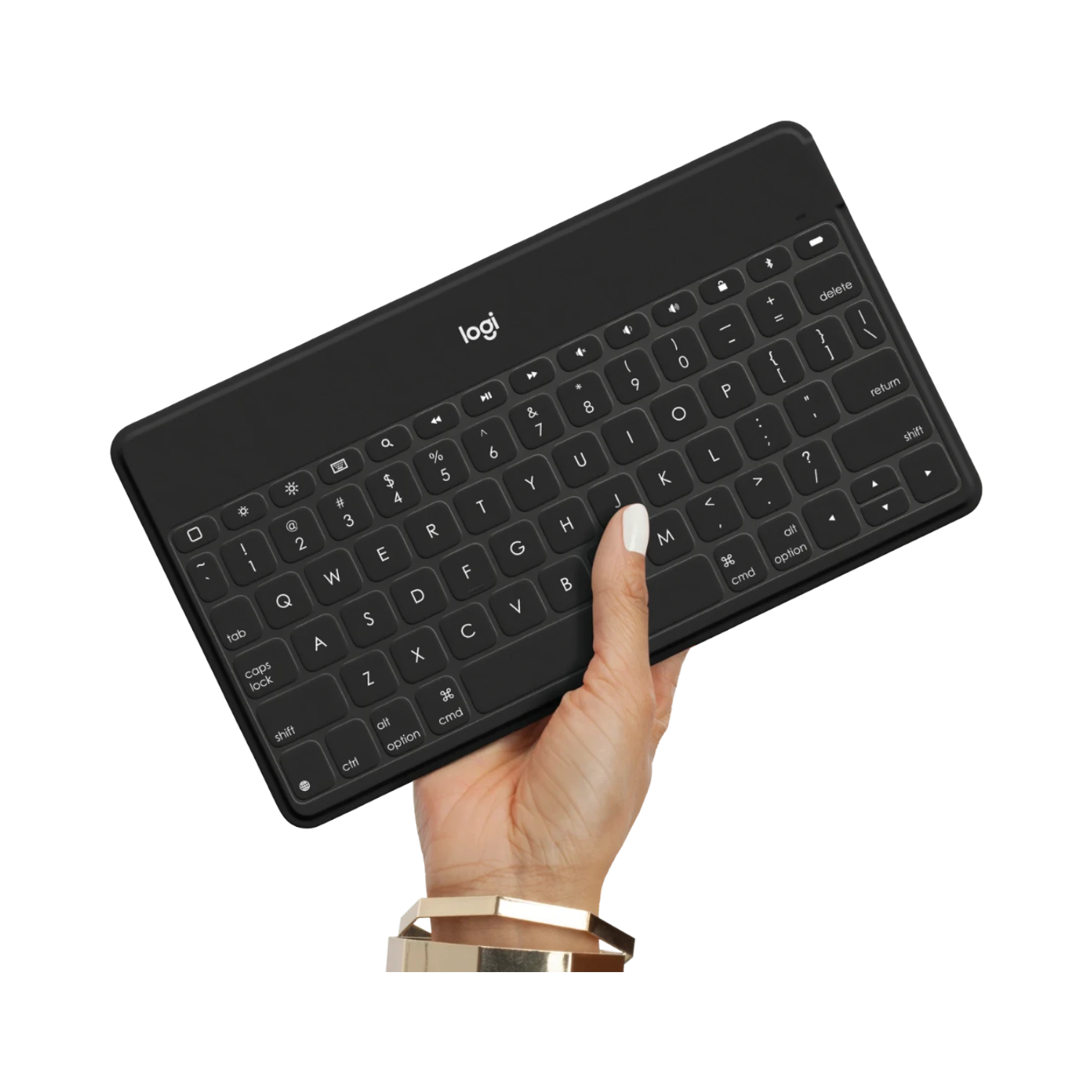 Logitech KEYS-TO-GO Wireless Keyboard (Stone)