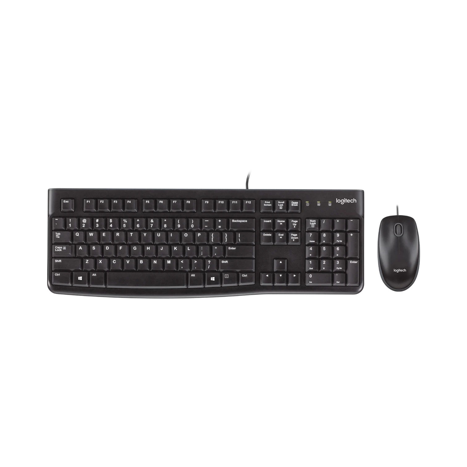 Logitech MK120 Optical Wired Keyboard and Mouse Combo