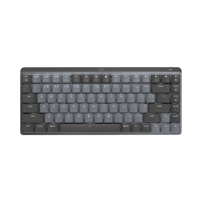 Logitech MX Mechanical Mini Wireless Keyboard (Gray, Tactile Quiet)