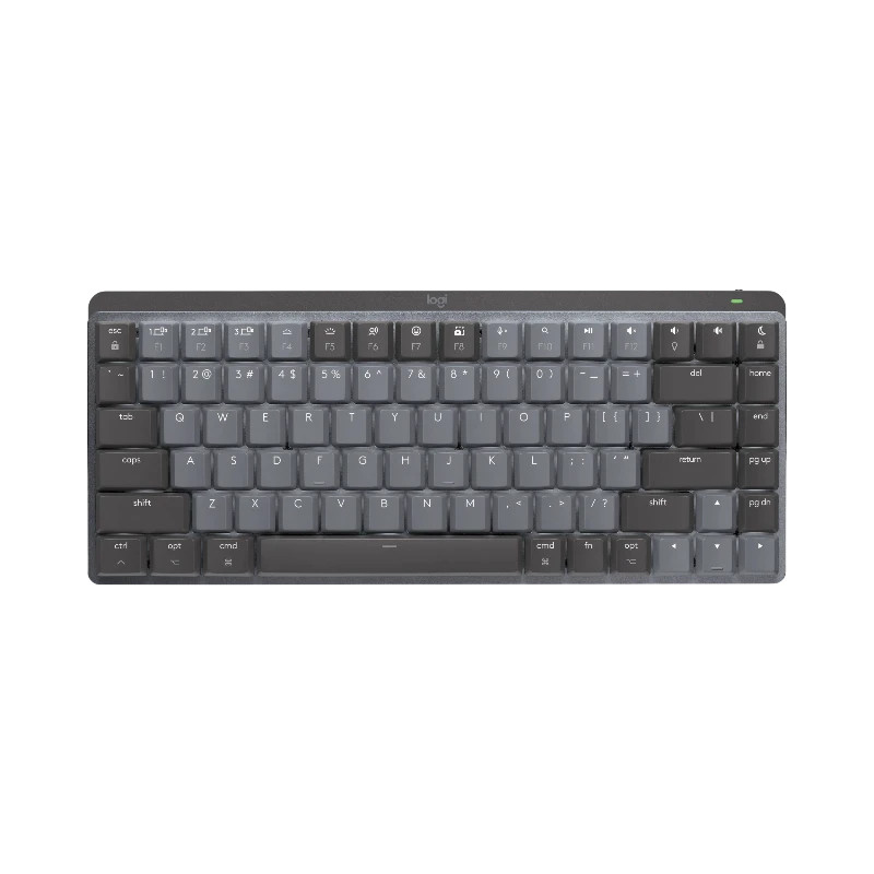 Logitech MX Mechanical Mini for Mac Wireless Keyboard (Space Gray, Tactile Quiet)