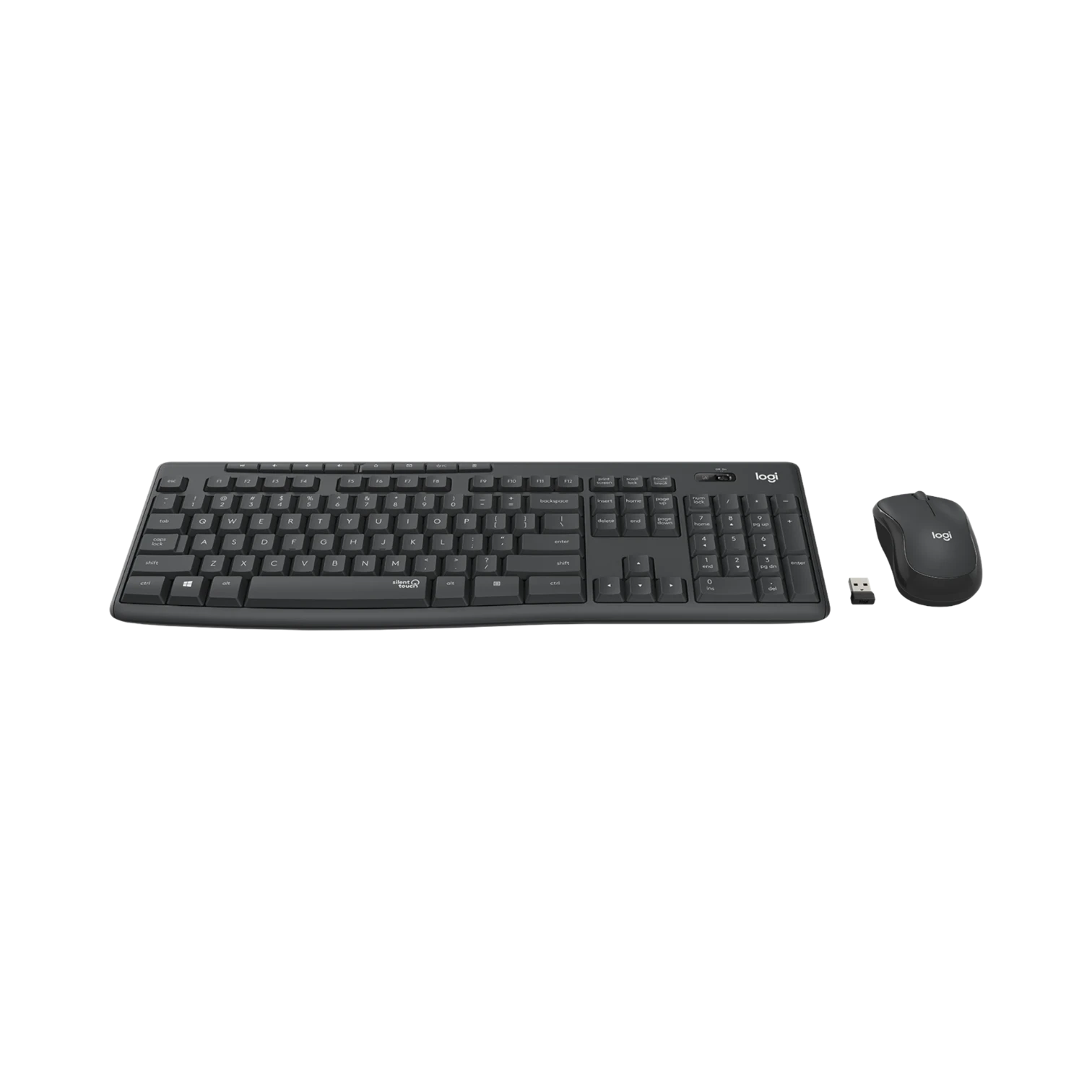 Logitech MK295 Silent Wireless Keyboard & Mouse Combo (Graphite)