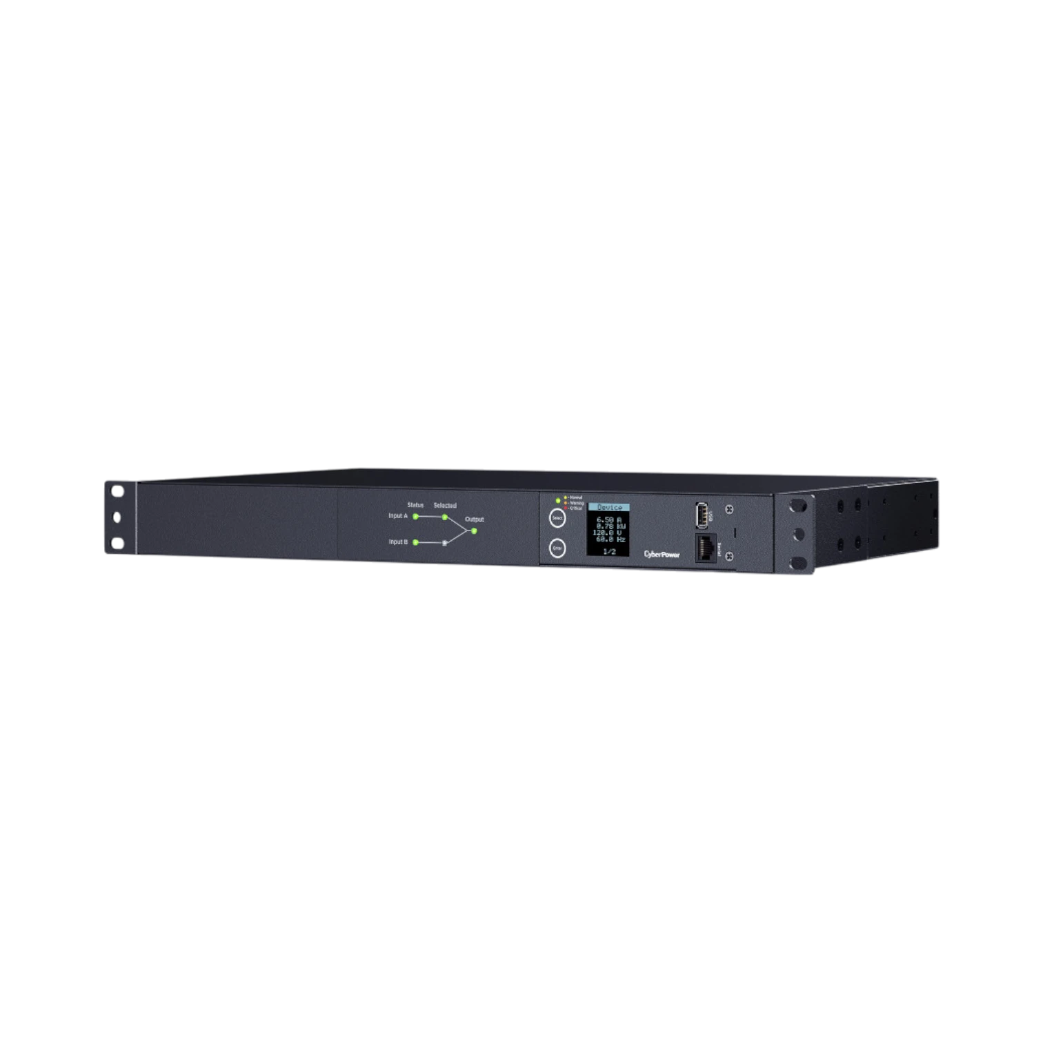 CyberPower PDU24002 Metered ATS PDU (20A, 100 to 120 VAC)