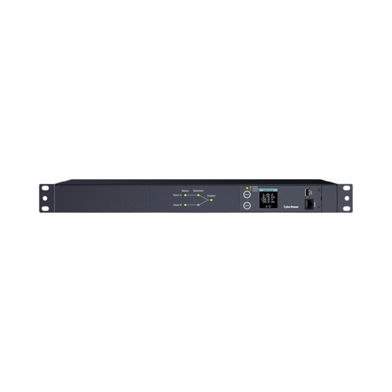 CyberPower PDU24002 Metered ATS PDU (20A, 100 to 120 VAC)