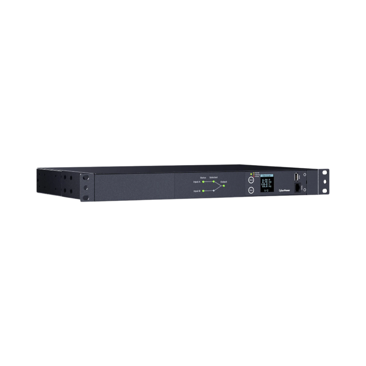 CyberPower PDU24002 Metered ATS PDU (20A, 100 to 120 VAC)