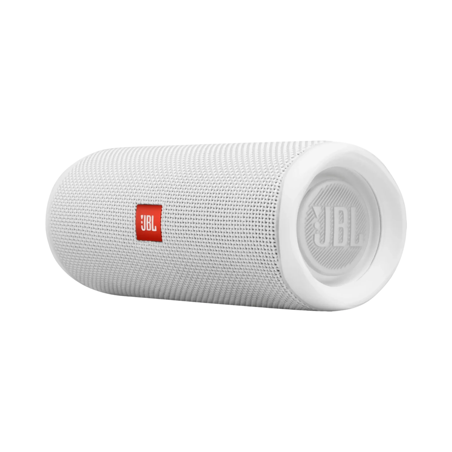 JBL Flip 5 Waterproof Bluetooth Speaker (Steel White)