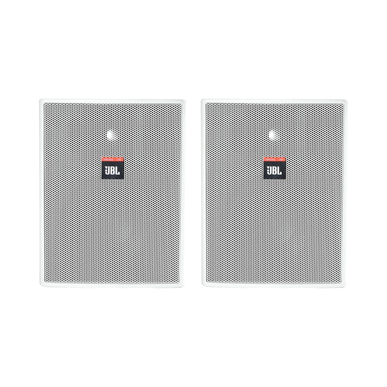 JBL Control 25AV-WH 5.25" 2-Way 200W Shielded Indoor/Outdoor Loudspeaker (Pair, White)