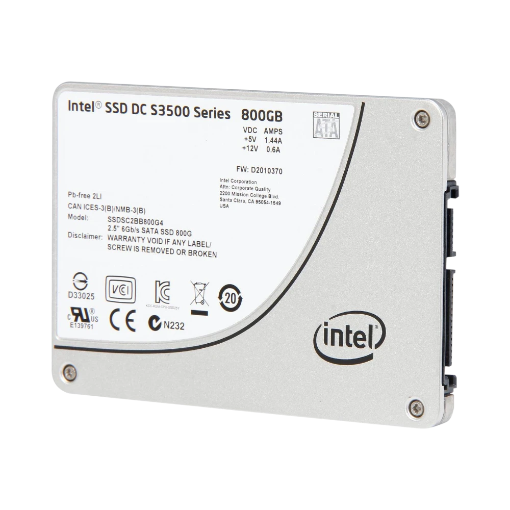 Intel DC S3500 800GB 2.5" SATA 6Gb/s MLC Internal SSD