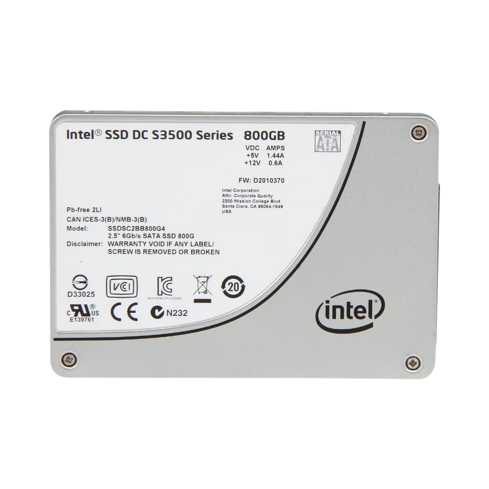 Intel DC S3500 800GB 2.5" SATA 6Gb/s MLC Internal SSD