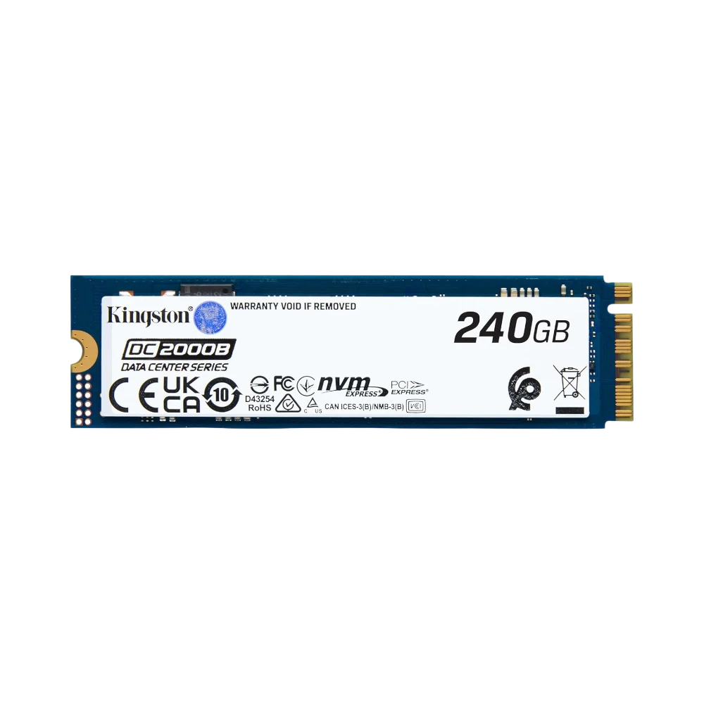 Kingston DC2000B 240GB M.2 2280 PCI Express NVMe 4.0 x4 Internal SSD