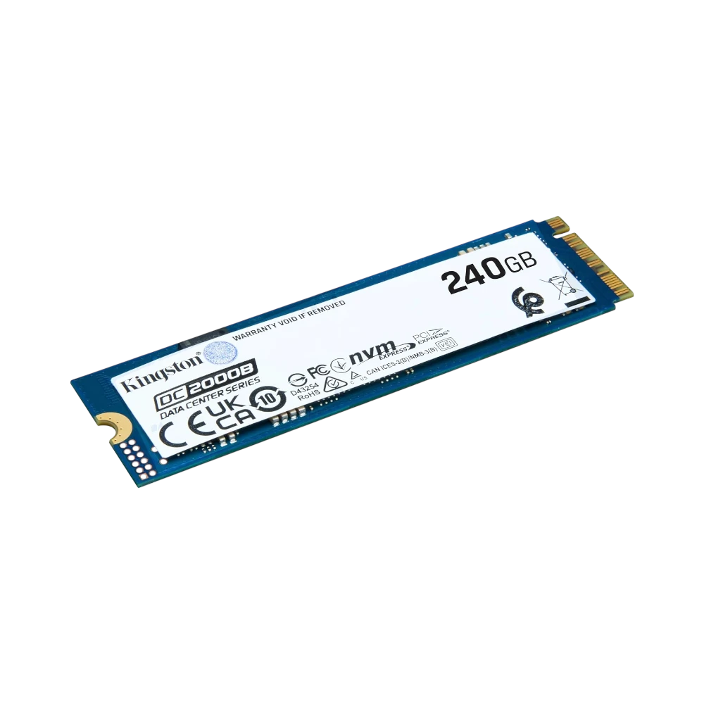 Kingston DC2000B 240GB M.2 2280 PCI Express NVMe 4.0 x4 Internal SSD