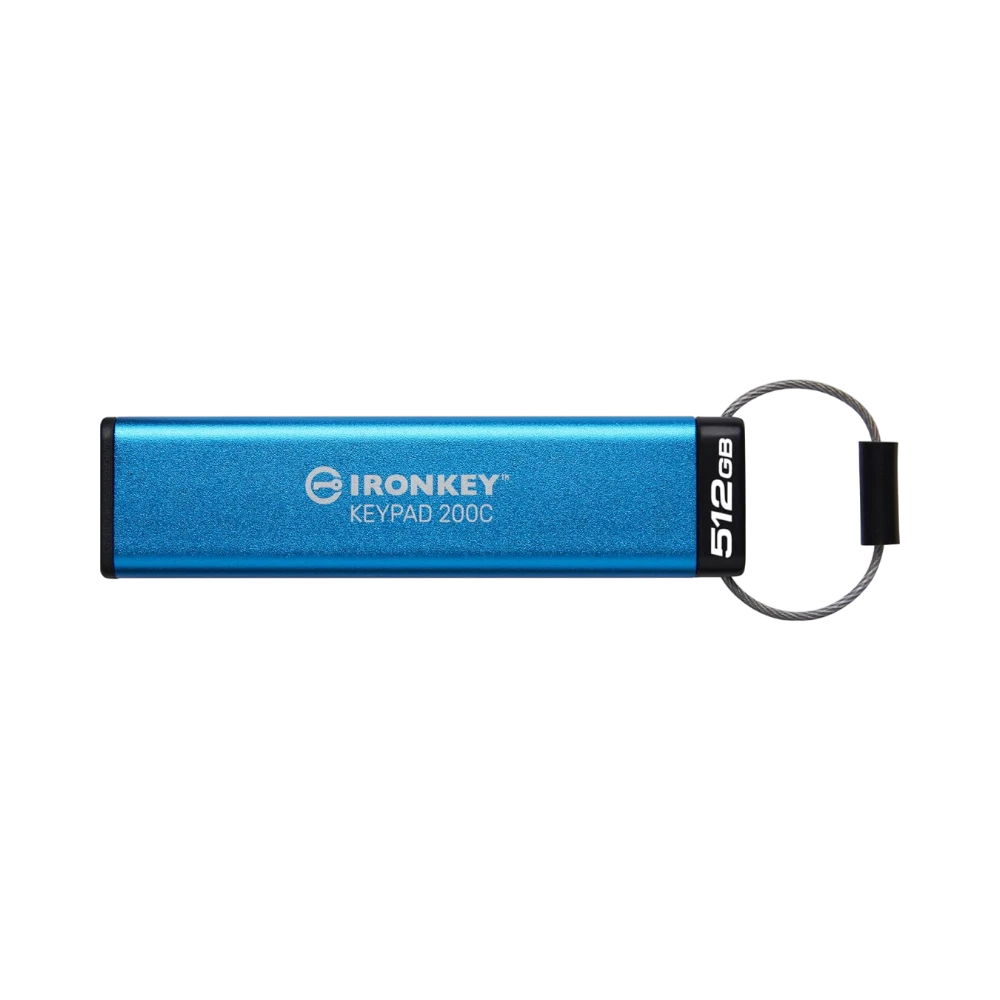 Kingston Ironkey Keypad 200 512GB USB-C Encrypted Flash Drive