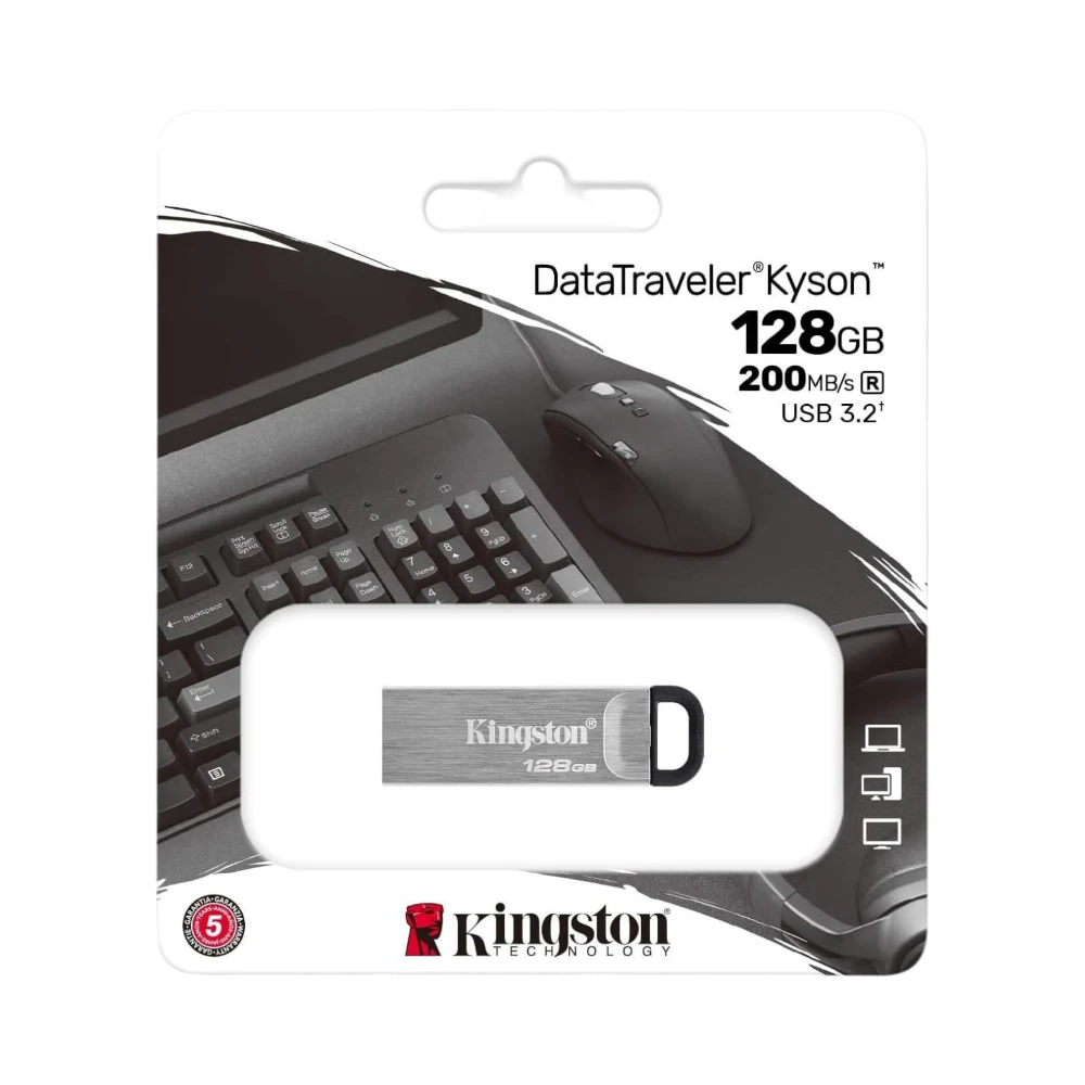 Kingston DataTraveler Kyson 128GB USB 3.2 Gen 1 Flash Drive