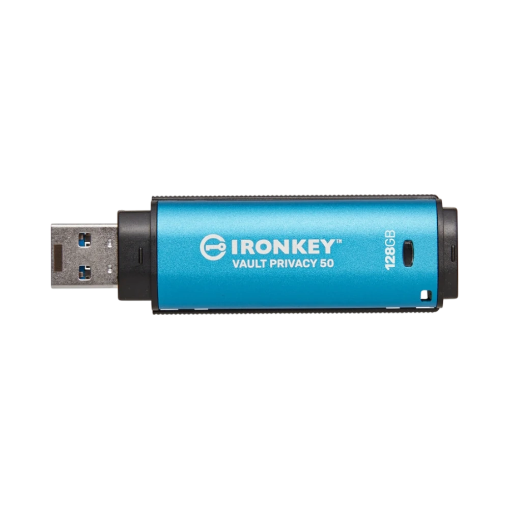 Kingston IronKey Vault Privacy 50 128GB Multi-Password Encrypted USB Flash Drive